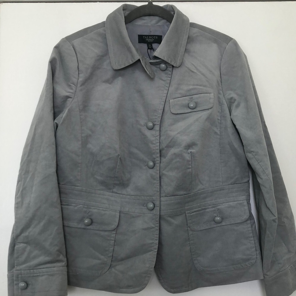 Talbots Petites Velvet Jacket Sz 14p
